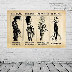 Halloween Alien Painting On Canvas Wall Art