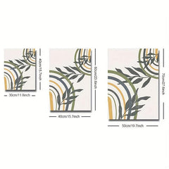 3pcs Boho Style Vintage Abstract Geometry Art Canvas Prints Set