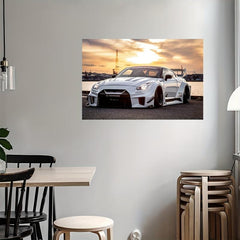 1pc Car Painting Artwork Wall Decor No Frame 12inx18