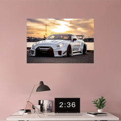 1pc Car Painting Artwork Wall Decor No Frame 12inx18