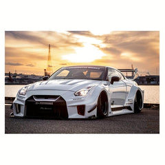 1pc Car Painting Artwork Wall Decor No Frame 12inx18