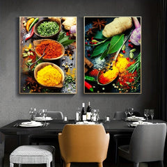 3pcs Vegetables Pepper Wall Canvas 15 7x23 6in Kitchen Poster for Home Decor