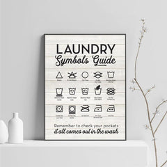Symbols Guide Typography Art Print Poster