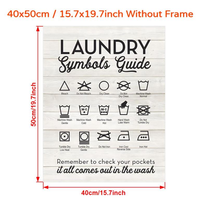 Symbols Guide Typography Art Print Poster