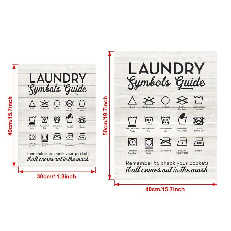 Symbols Guide Typography Art Print Poster