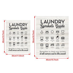 Symbols Guide Typography Art Print Poster