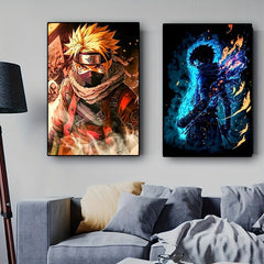 Anime Character Poster Canvas Wall Painting Living Room Holiday Gift