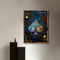 Ace of Spades Poker Canvas Print 15.7x23.6 Inches