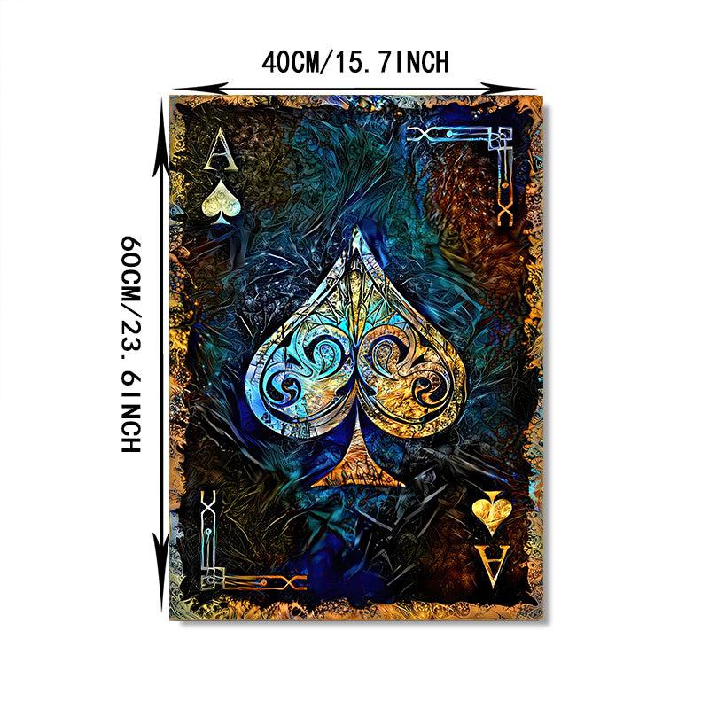 Ace of Spades Poker Canvas Print 15.7x23.6 Inches