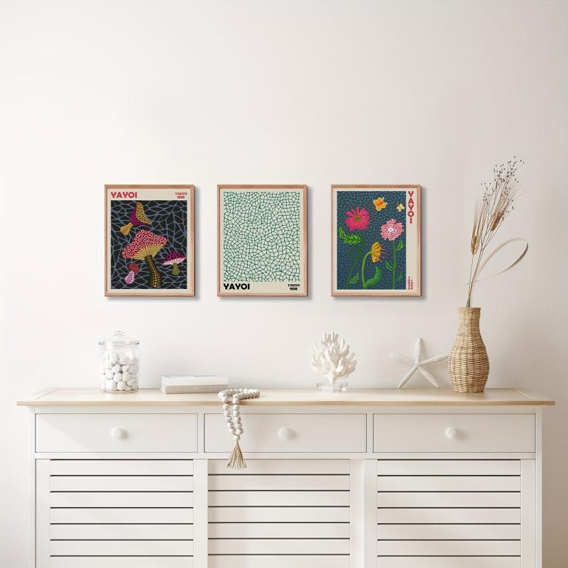 6pcs Retro Abstract Wall Art Modern Wall Art Gallery Wall Art