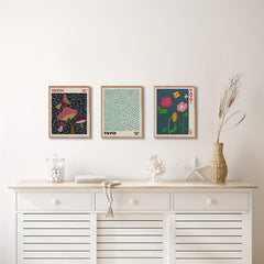 6pcs Retro Abstract Wall Art Modern Wall Art Gallery Wall Art