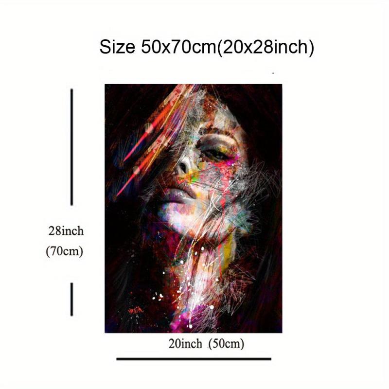 Nordic Style Abstract Figure Painting Canvas Poster for Office Bedroom Decor