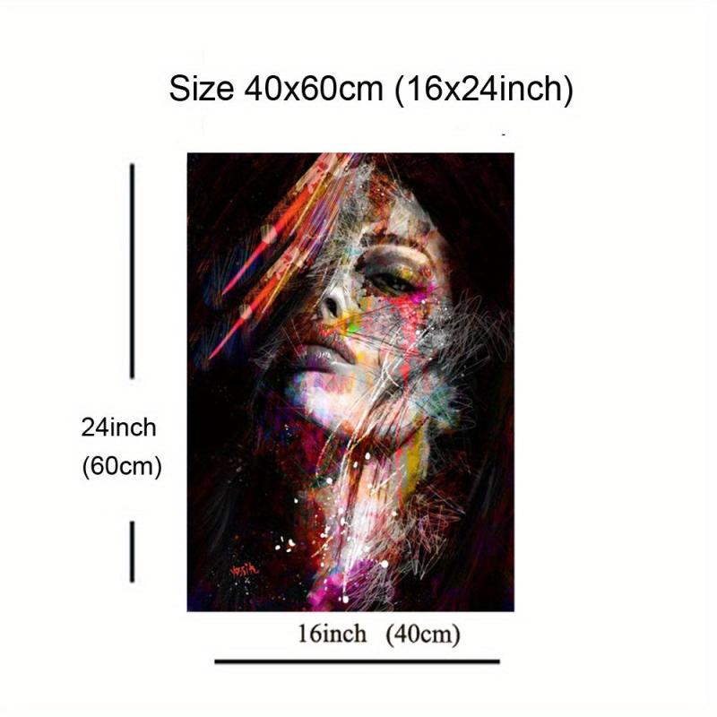 Nordic Style Abstract Figure Painting Canvas Poster for Office Bedroom Decor