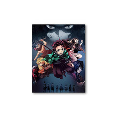Anime Characters Painting On Canvas Wall Art