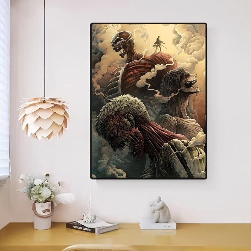 Abstract Art Canvas Painting Anime Wall Art Living Room Home Decor
