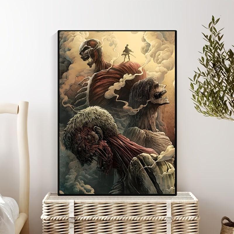 Abstract Art Canvas Painting Anime Wall Art Living Room Home Decor