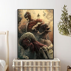 Abstract Art Canvas Painting Anime Wall Art Living Room Home Decor