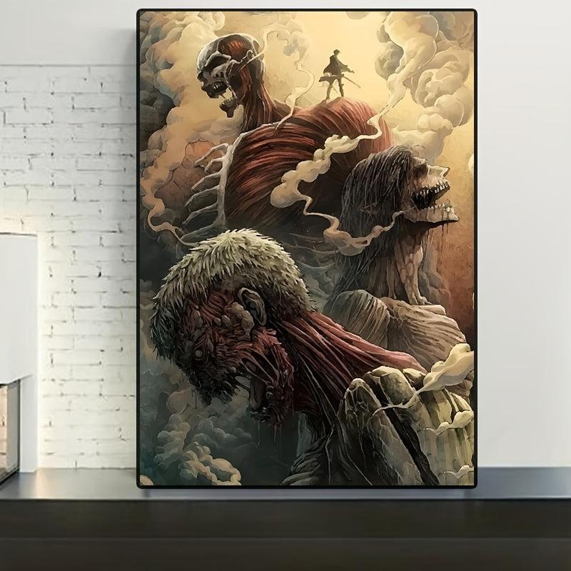 Abstract Art Canvas Painting Anime Wall Art Living Room Home Decor