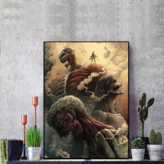 Abstract Art Canvas Painting Anime Wall Art Living Room Home Decor