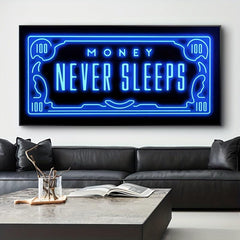 Canvas Poster Modern Art Money Phrases Abstract Painting