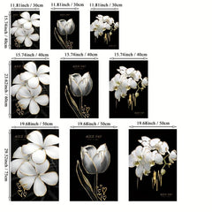 3pcs Flower Canvas Painting Prints Wall Decor Art Pictures No Frame