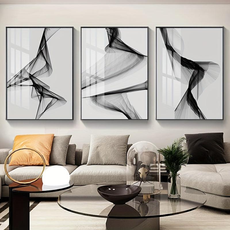 Minimalist Curve Geometry Art Poster Modern Nordic Wall Picture