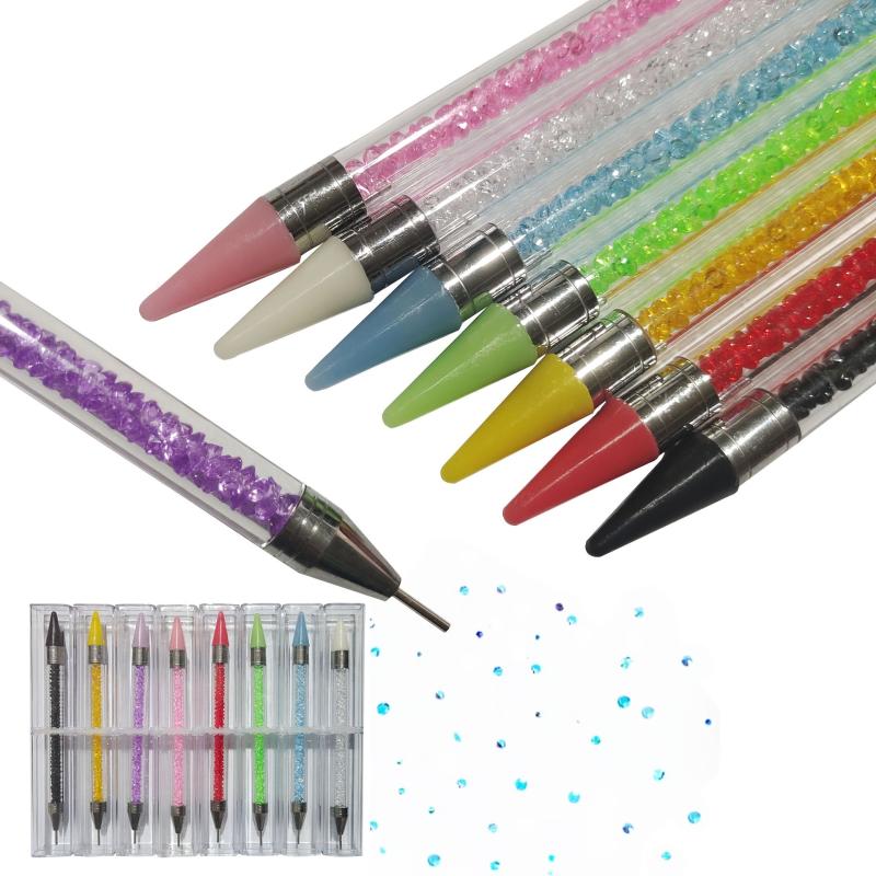 Rhinestone Picker Wax Pencil Crystal Handle Tool for Nail Art
