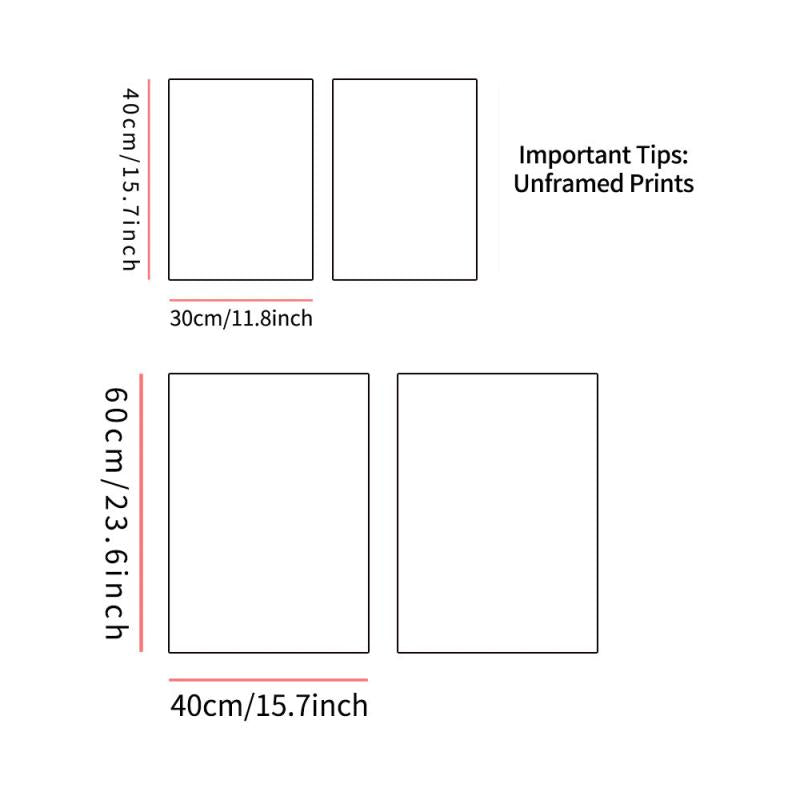2pcs Funny Bathroom Word Poster Nordic Canvas Print Home Decor