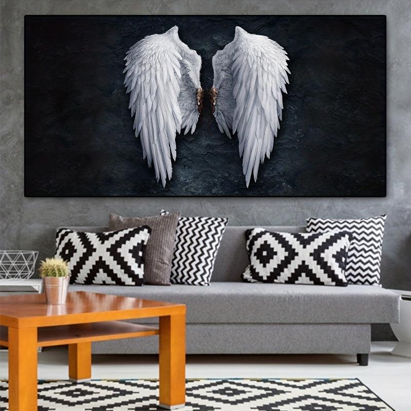 Angel Wings Canvas Art Print Modern Style Wall Decor