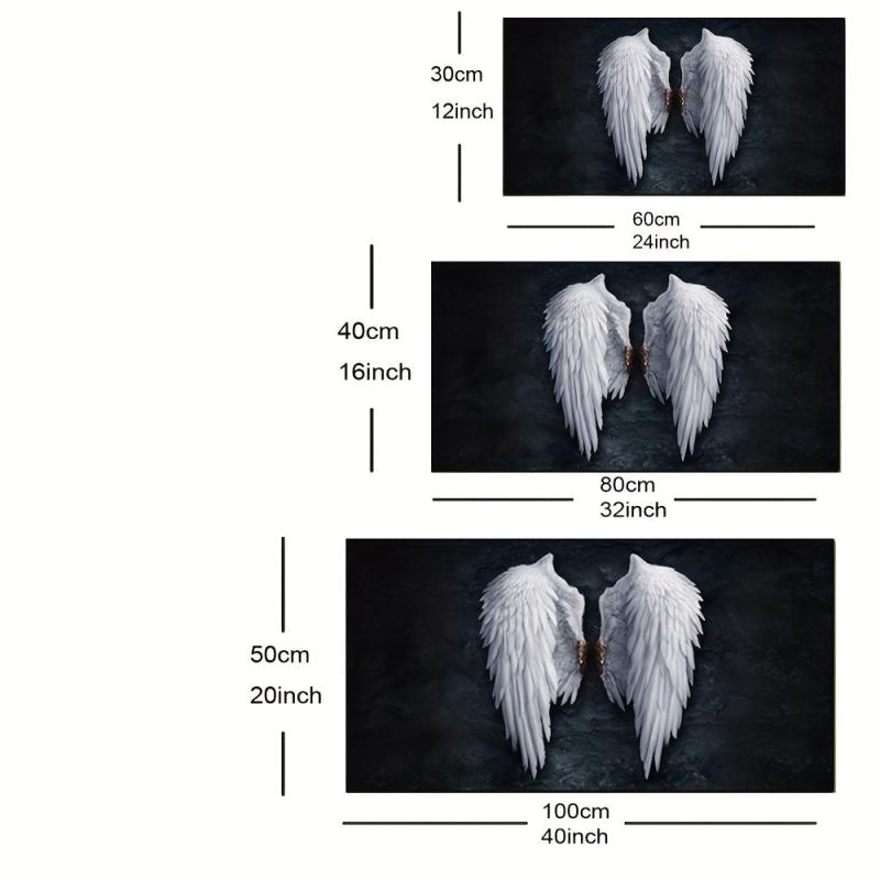 Angel Wings Canvas Art Print Modern Style Wall Decor
