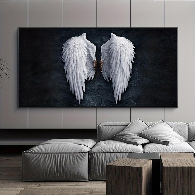 Angel Wings Canvas Art Print Modern Style Wall Decor