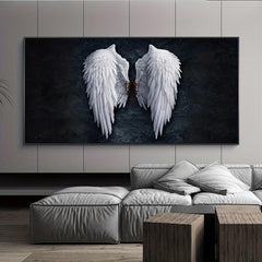 Angel Wings Canvas Art Print Modern Style Wall Decor