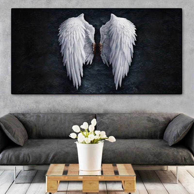 Angel Wings Canvas Art Print Modern Style Wall Decor