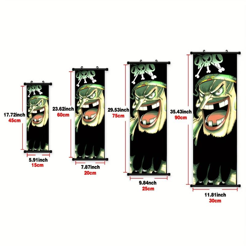 Japanese Anime Character Poster Canvas Art for Boy Bedroom Decor