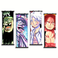 Japanese Anime Character Poster Canvas Art for Boy Bedroom Decor