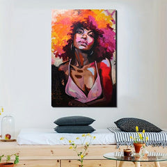 Canvas Poster Afro African Art Women Modern Wall Art