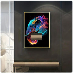 Colorful Clouds Canvas Painting Ideal Gift For Bedroom Living Room Kitchen