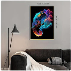 Colorful Clouds Canvas Painting Ideal Gift For Bedroom Living Room Kitchen