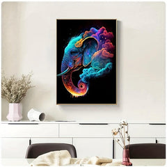 Colorful Clouds Canvas Painting Ideal Gift For Bedroom Living Room Kitchen