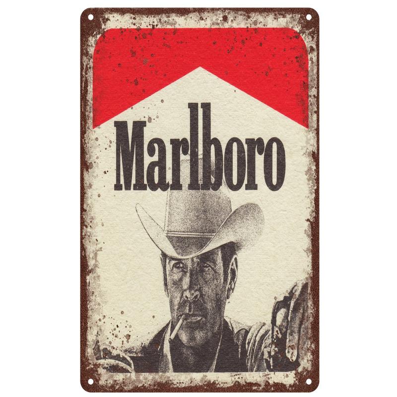 Metal Sign Classic Cigarette Sign Bar Pub Club Decorative Wall Plates Home Decor