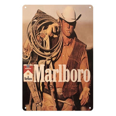 Metal Sign Classic Cigarette Sign Bar Pub Club Decorative Wall Plates Home Decor