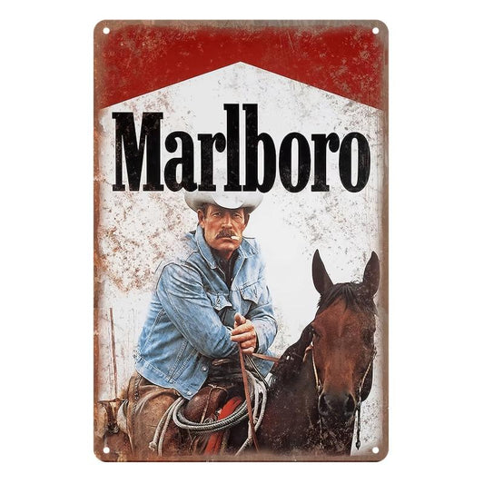 Metal Sign Classic Cigarette Sign Bar Pub Club Decorative Wall Plates Home Decor