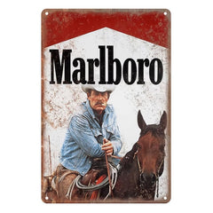 Metal Sign Classic Cigarette Sign Bar Pub Club Decorative Wall Plates Home Decor