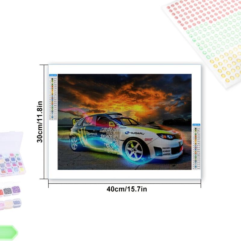 1pc Racing Car DIY Rhinestone Painting Kit