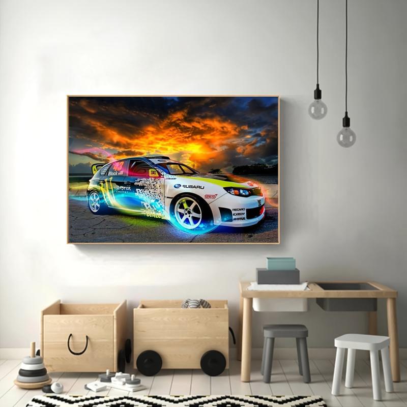 1pc Racing Car DIY Rhinestone Painting Kit