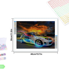 1pc Racing Car DIY Rhinestone Painting Kit