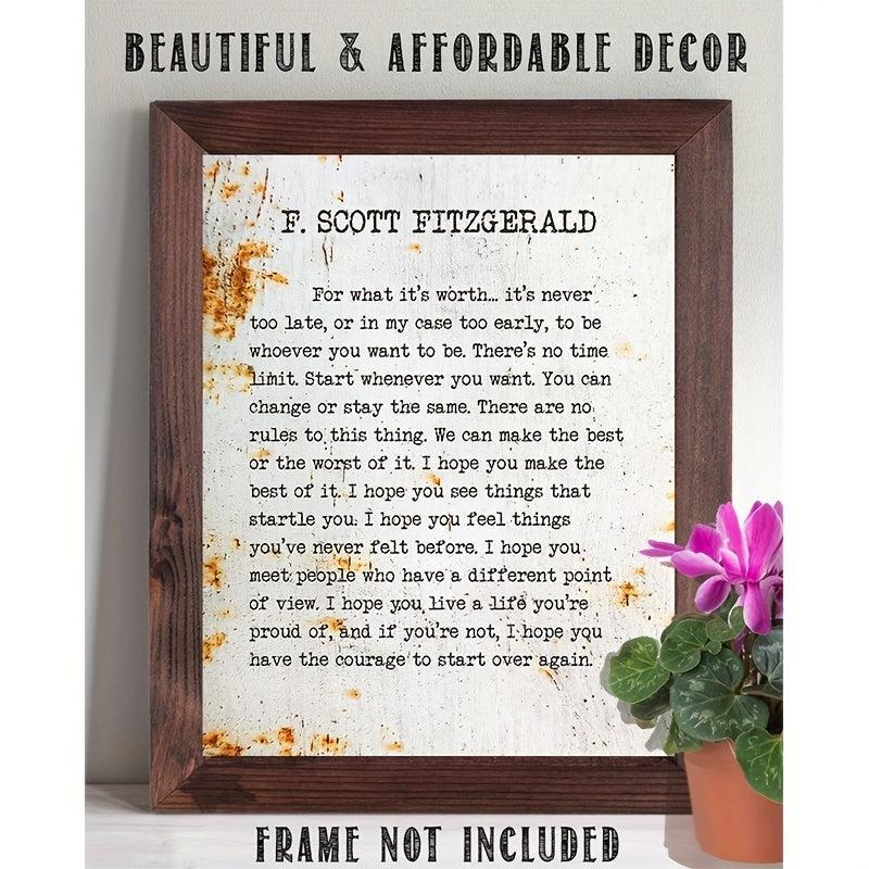 Canvas Poster Modern Art Print Inspirational Decor for Home Office Wall