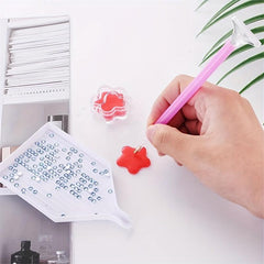 3pcs DIY Diamond Painting Kit with Glue and Wax Holder