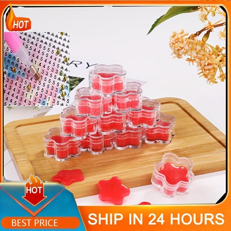 3pcs DIY Diamond Painting Kit with Glue and Wax Holder