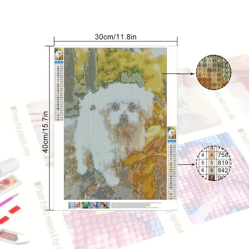 5D DIY Diamond Painting Lovely Dog Embroidery Kit